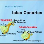 mappa canarie archipelago