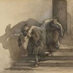 G. Previati, I monatti all’opera